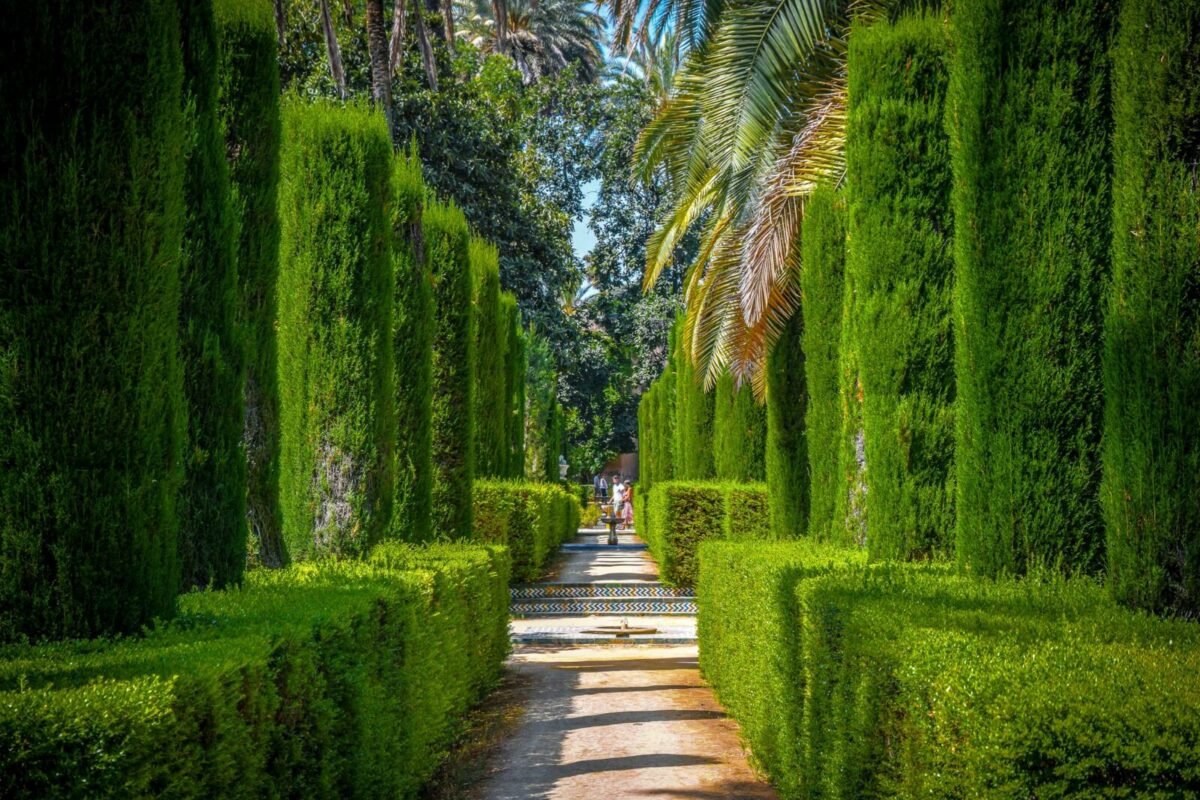 Layered Garden Pathway